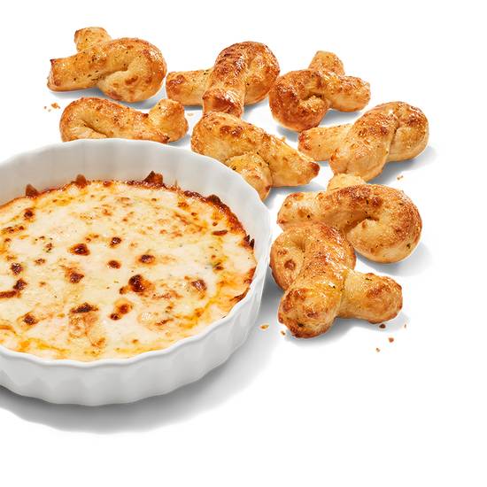 Five Cheese Dip & Bread Twists