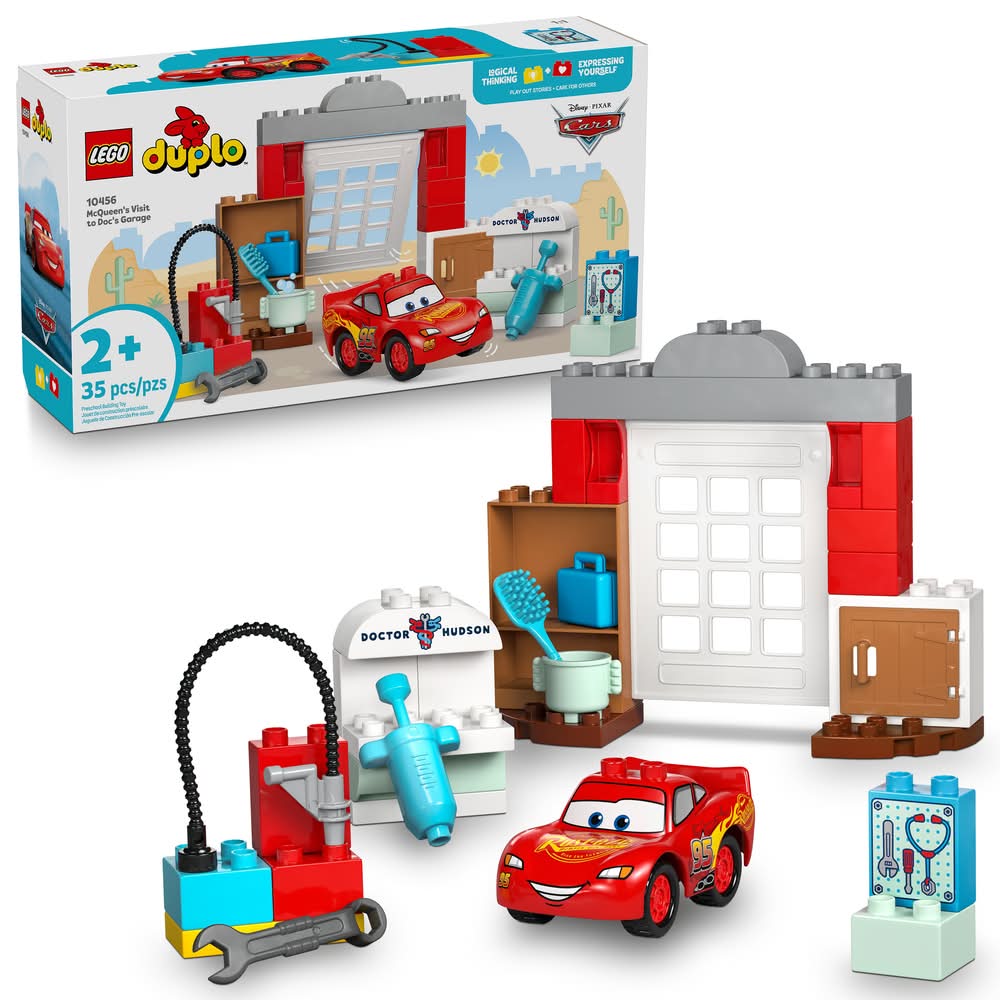 LEGO DUPLO Disney and Pixar Cars McQueens Visit to Docs Garage Building Set 10456