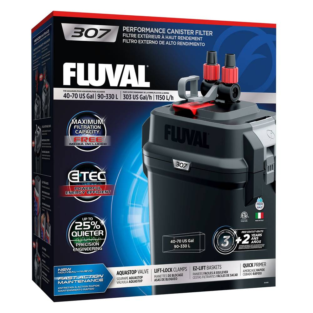 Fluval® 307 Performance Canister Filter (Color: Assorted)