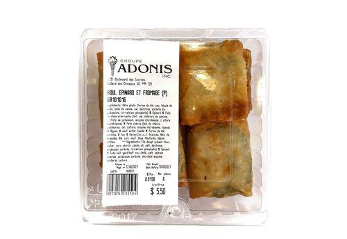 Adonis · Spinach & cheese roll - Rouleau épinard et fromage (6 units - 6UN)