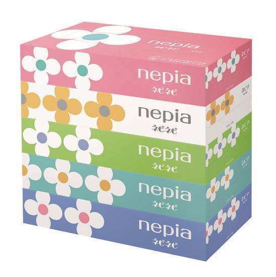 ネピア　ネピネピボックス5箱 Nepia Nepinepi Box (5 Boxes)