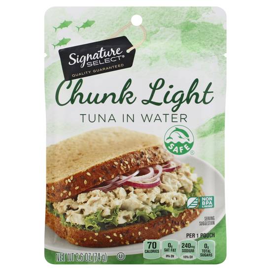 Signature Select Chunk Light Tuna in Water (2.6 oz)