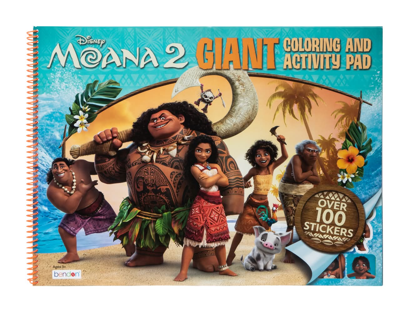 Disney Moana 2 Giant Coloring & Activity Pad