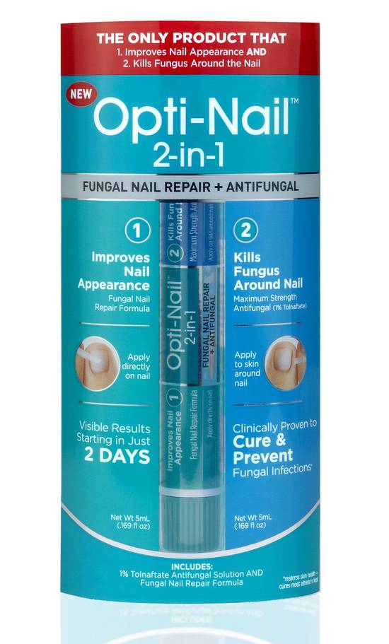 Opti-Nail 2-in-1 Fungal Nail Repair + Antifungal Kit (10 ml)