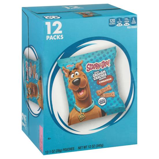 Kellogg's Scooby-Doo! Cinnamon Graham Cracker Pouches ( 12 ct)
