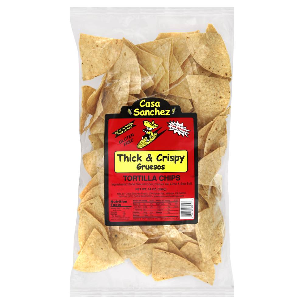 Casa Sanchez Thick and Crispy Gruesos Tortilla Chips