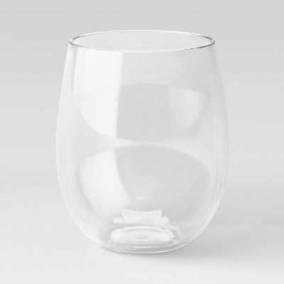 Threshold Plastic Stemless Wine Glass 14oz