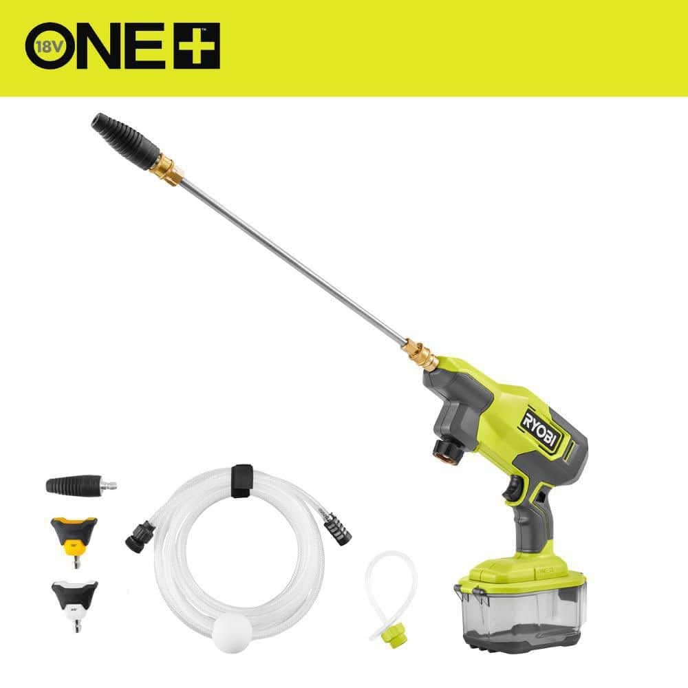 Ryobi One+ 18V 700 Psi 0.8 Gpm Cordless Cold Water Electric Power Cleaner (Tool-Only)