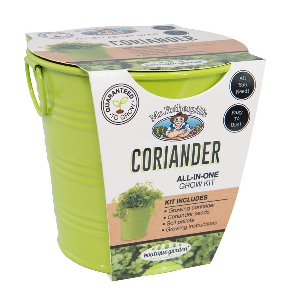 Mr Fothergill's Boutique Gardens Coriander Grow Kit