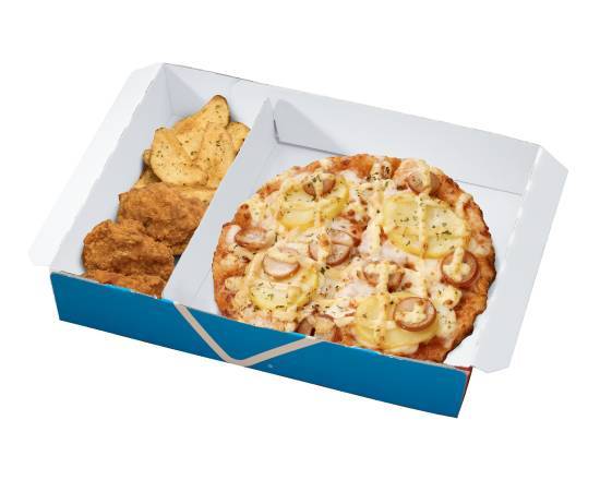 ピザBENTO マヨじゃが＋お好きなサイド2�個 Pizza BENTO Mayo Jaga + Any 2 Sides