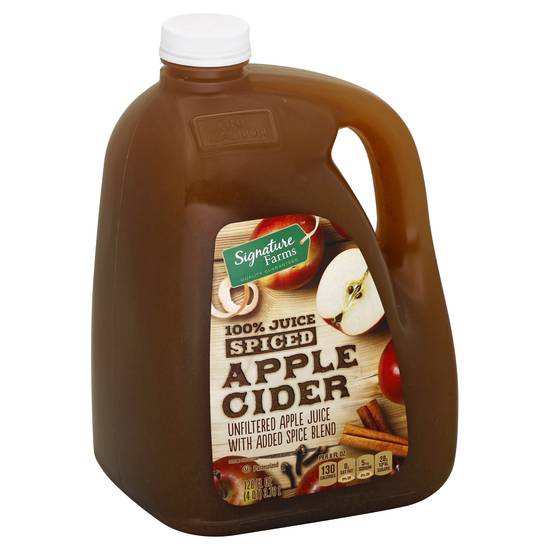 Signature Farms Apple Cider Juice With Spice Blend (128 fl oz)