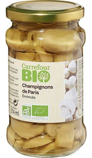 Carrefour Bio - Champignons de Paris émincés