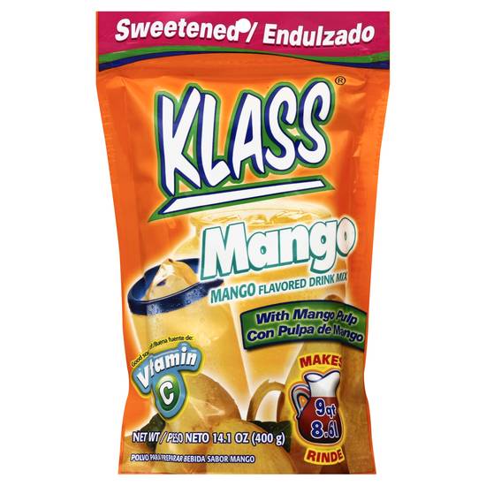 Klass Sweetened Drink Mix (14.1 oz) (mango )