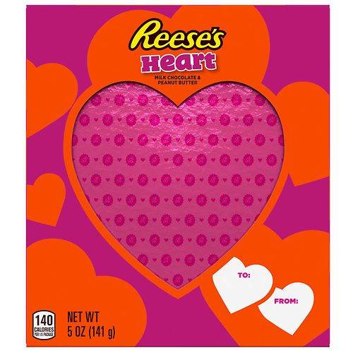 Order Reese's Heart Candy, Valentine's Day, Gift Box Milk Chocolate Peanut Butter - 5.0 oz food online from Walgreens store, Monroe on bringmethat.com