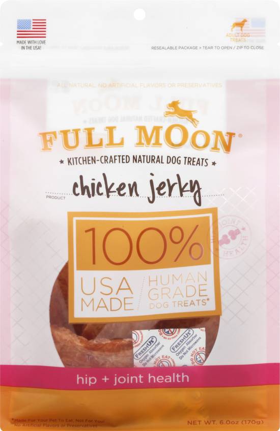 Full Moon Hip + Joint Health Chicken Jerky Dog Treats