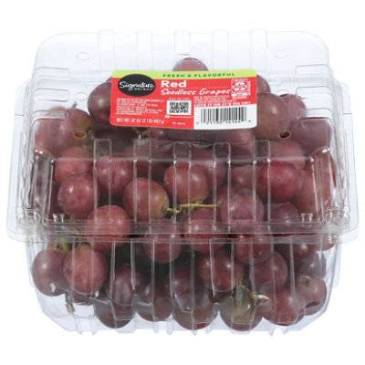 Signature Select/Farms Red Seedless Grapes