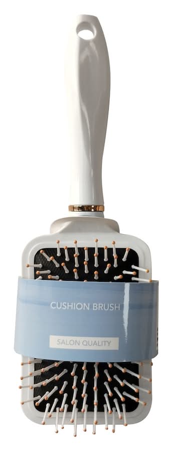 Salon Quality Cushion Brush, White
