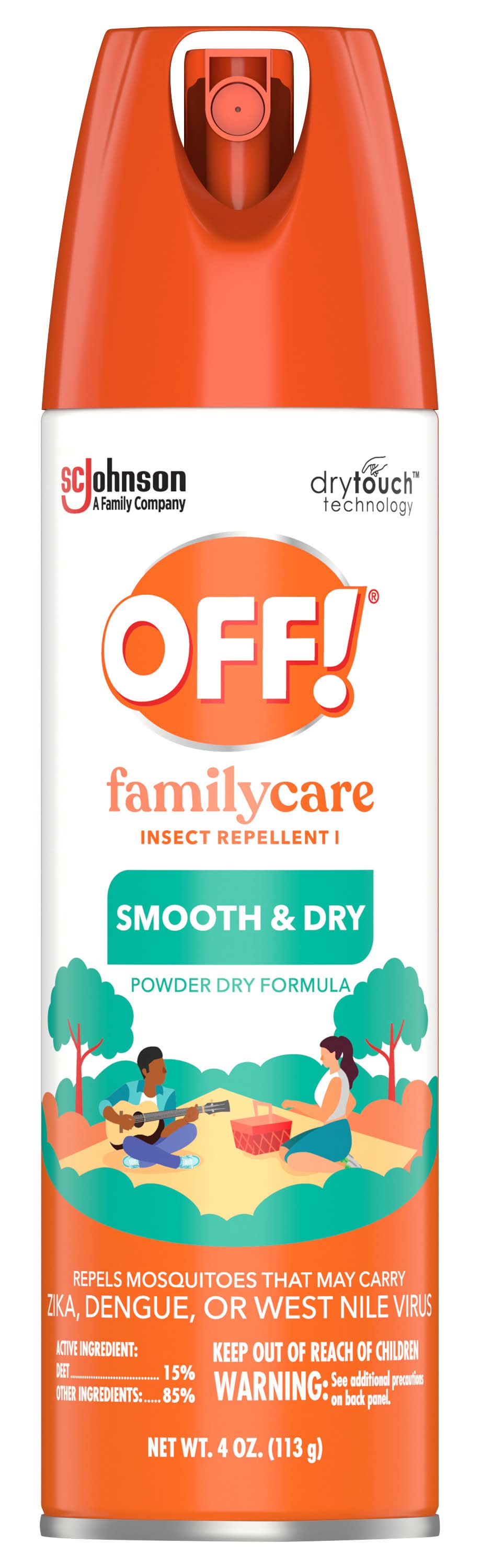 OFF! Family Care Smooth & Dry Insect Repellent (4 oz)