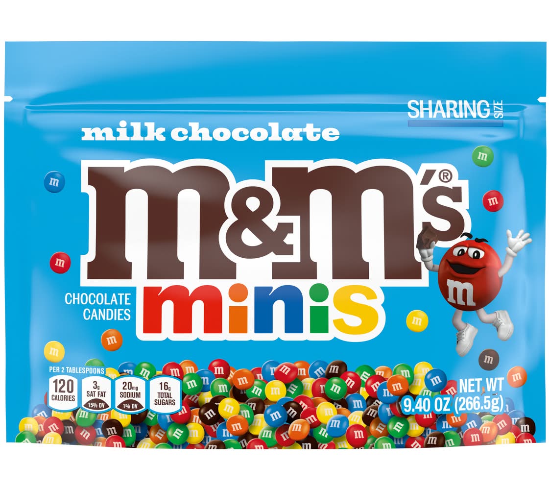 M&M's Minis Candies, Milk Chocolate (9.4 oz)