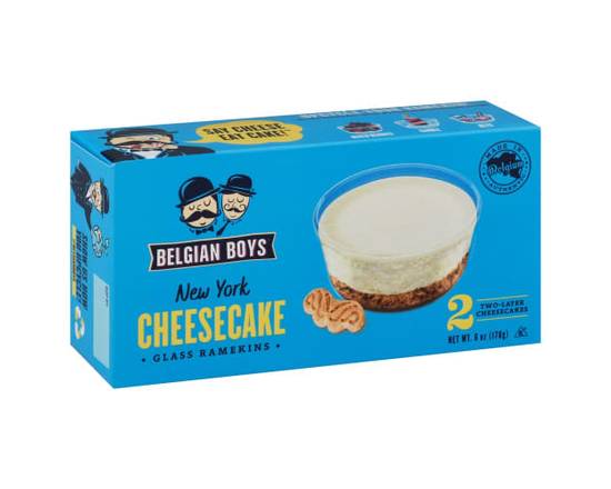 Belgian Boys · Kosher New York Two-Layer Cheesecake (2 ct)