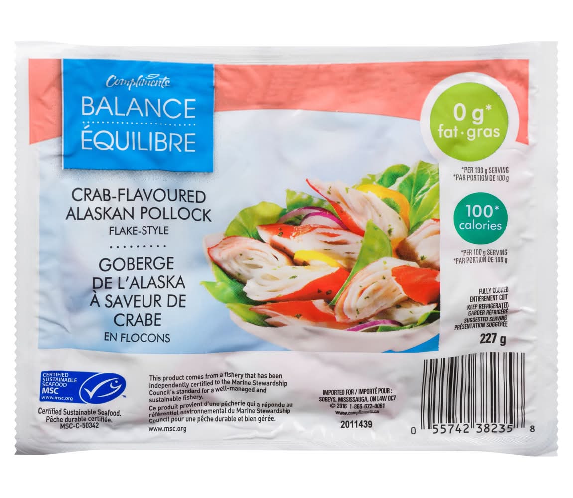 Compliments Balance Flakes Imitation Crab (227 g)