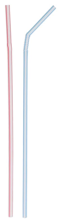 Gbi Bendable Flexible Straw (150 x 2.1 oz)