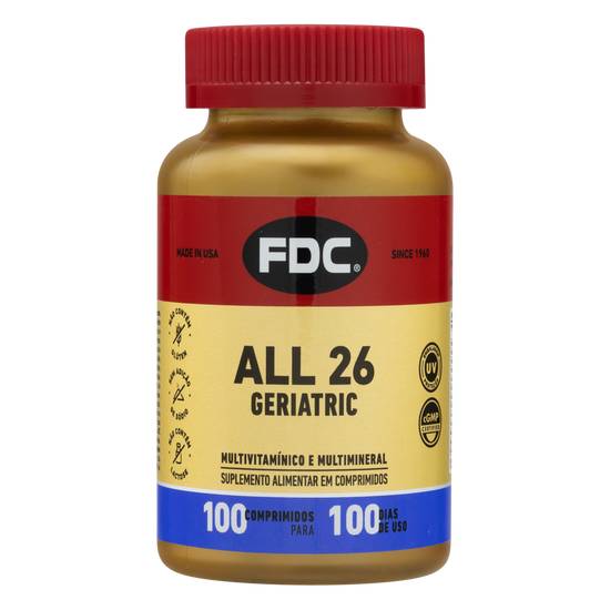 Fdc all 26 geriatric (100 comprimidos)