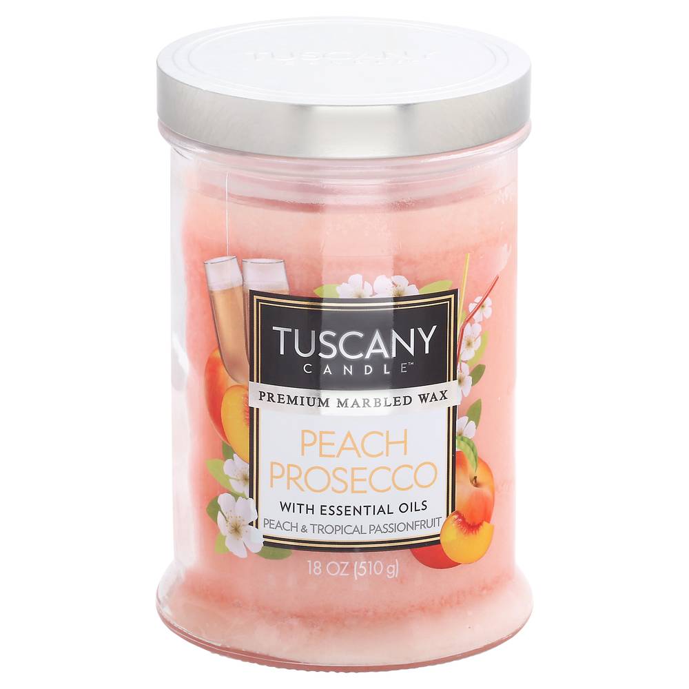 Tuscany Candle Peach Prosecco Candle With Essential Oils (1 ct)