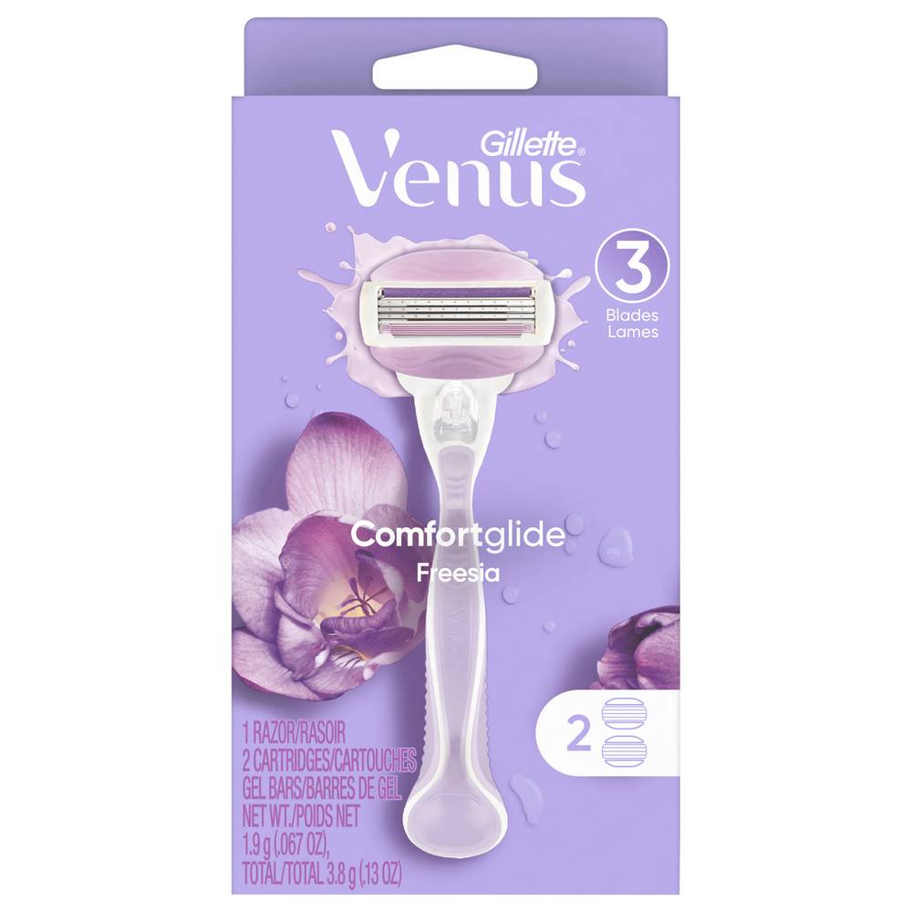 Gillette Venus Comfortglide Freesia Womens Razor (1.1 oz)