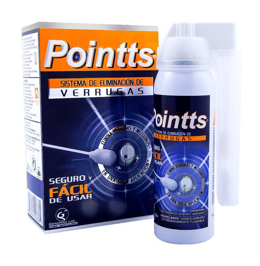 Pointts · Sistema de eliminación de verrugas (80 ml)