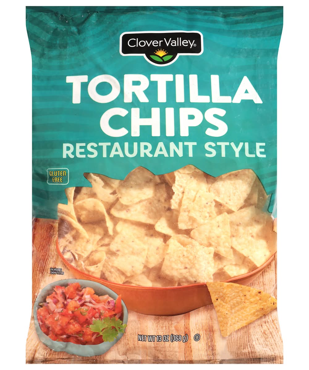 Clover Valley Restaurant Style Tortilla Chips (13 oz)