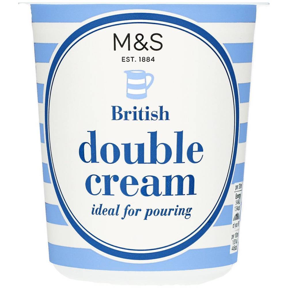 M&S British Double Cream (300ml)