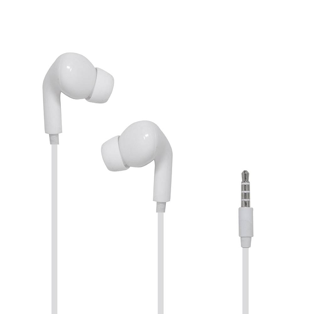 Miniso · Audífonos de cable 3.5 mm, 120 cm, blanco
