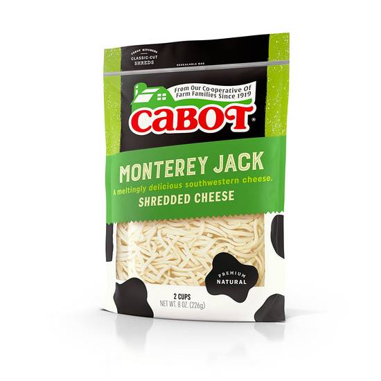 Cabot Classic Cut Monterey Jack Shredded Cheese