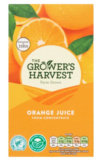 Tesco Orange, Juice (1L)