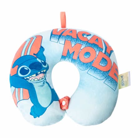 Disney Stitch Vacay Mode Travel Neck Pillow Vacay Mode