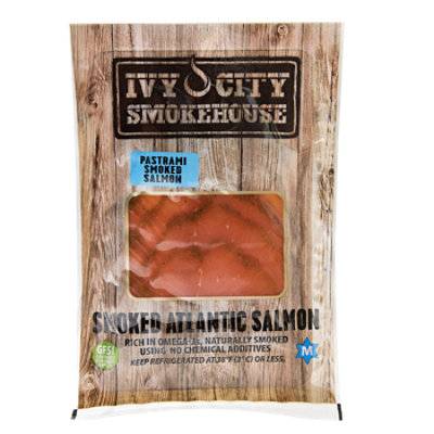 Ivy City Pastrami Salmon Pre-Sliced