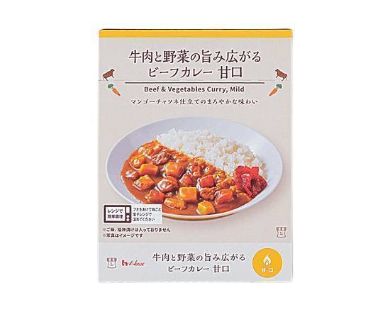 【即席食品】◎Lm 牛肉と野菜のビーフカレー≪甘口≫(180g)