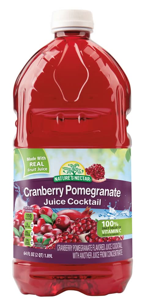 Nature's Nectar Juice Cocktail, Cranberry Pomegranate (64 fl oz)