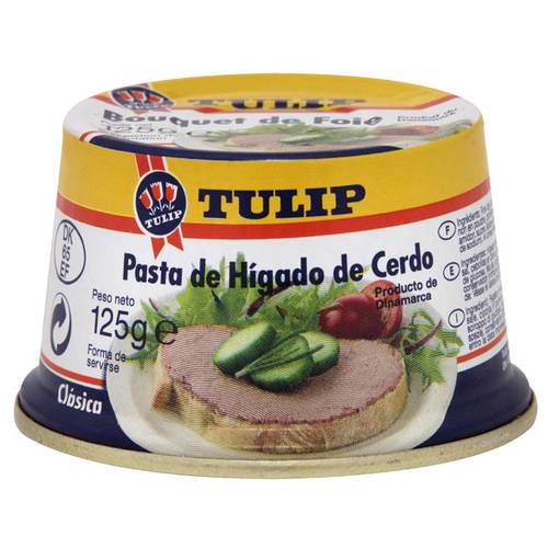 Foie Gras Tulip De Cerdo Lata 125Gr