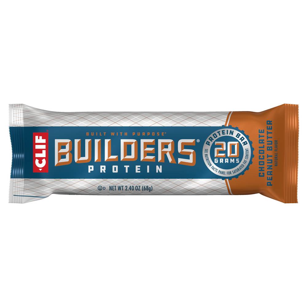 Clif Builders Protein Bar, Chocolate-Peanut Butter (2.4 oz)