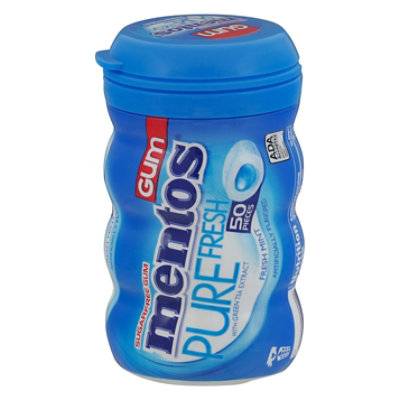 Mentos Pure Fresh Chewing Gum Sugarfree Fresh Mint - 50 Count