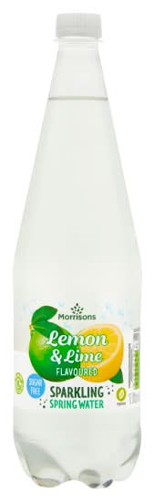 Morrisons Lemon-Lime, Sparkling Spring Water (1L)