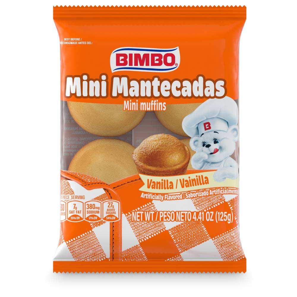 Bimbo Mini Mantecadas Vanilla Muffins