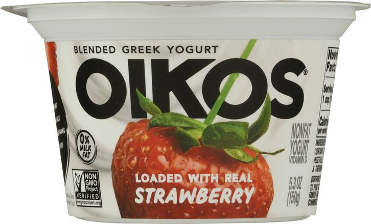 Oikos Blended Greek Strawberry Yogurt