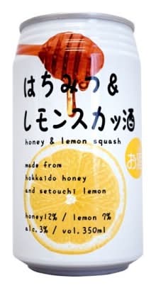 はちみつ＆レモンスカッ酒　350ml　J-198