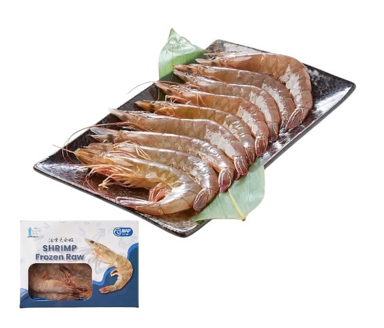 冷凍大白蝦BAP(每盒約250g) <1Box盒 x 1 x 1Box盒>