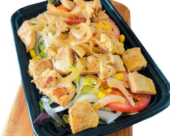 Order Garden Salad with Chicken food online from Cuban Guys store, Palmetto Bay on bringmethat.com