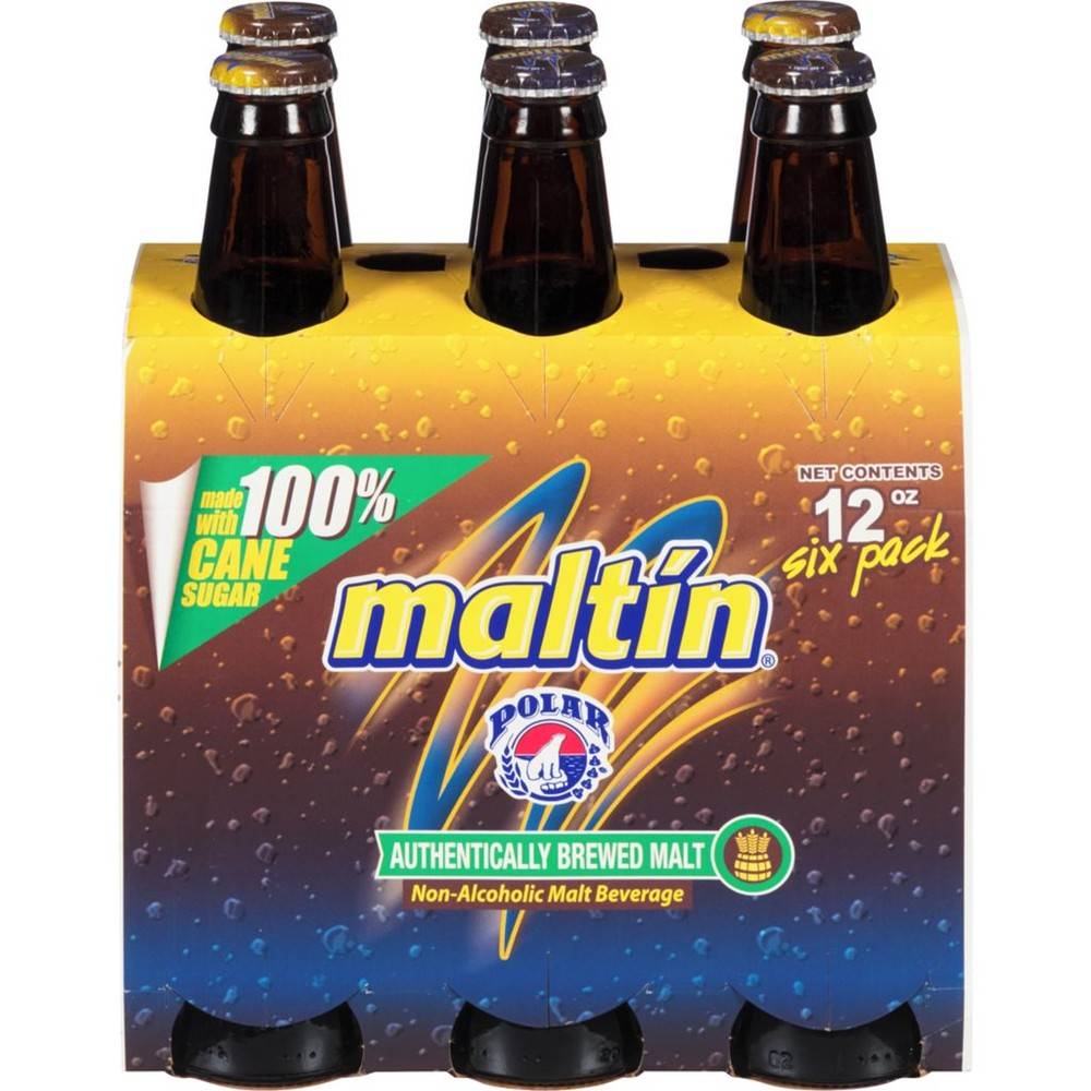 Maltín polar non alcoolisé (6x355 ml) - authentic brewed malt (6 x 350 ml)