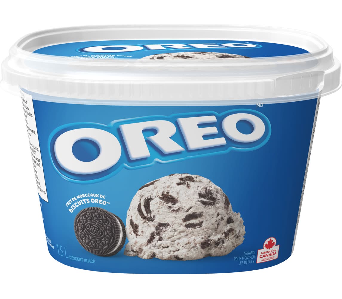 Oreo Cookie Dessert Ice Cream, Vanilla (1.5 L)